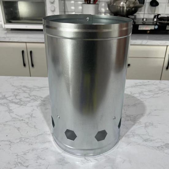 Стартер для розжига угля Сверхбольшая вместимость Маленькие стартеры с деревянной ручкой для угольного гриля и барбекю