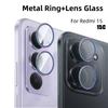2 шт. для Redmi 15C 15 4G/ 5G Цветное кольцо+ Защитное кольцо для объектива камеры из закаленного стекла Защитное стекло для камеры Защитная HD прозрачная пленка