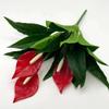 Plastic Fake Anthurium Green Plants Fake Flowers Real Touch Palm Tree Leaves  Home Decor