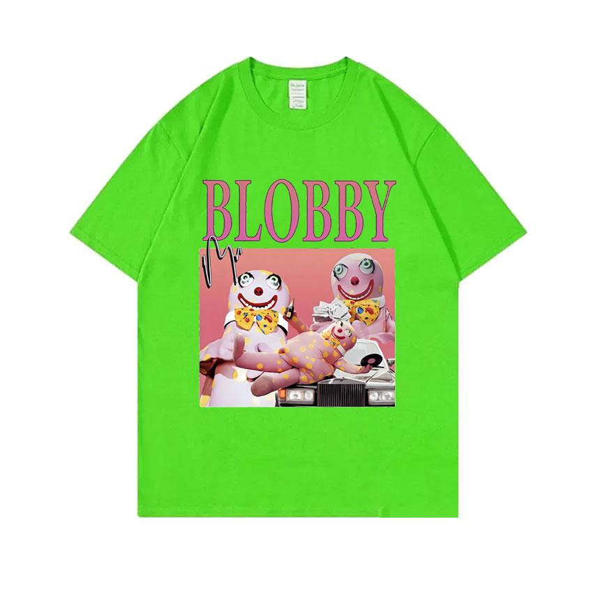 Mr Blobby Funny Meme Tshirt Unisex Women Joke Humor Tshirt Male Fashion Vintage Short Sleeve Unisex Pure Cotton Crewneck T Shirts