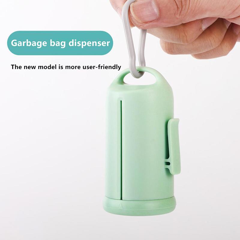 2Pcs Dog Poop Bag Carrier Portable Pet Waste Bag Dispenser Simple Stylish Dog Garbage Holder Dispensers Cleaning Supplies