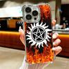 Сверхъестественное SPN Бабайт Покрытие Чехол для Телефона Для Iphone 16 17 Pro Max Air 16E 14 15 Plus 12 13 Mini Противоударный Чехол с Подушкой Безопасности