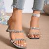 Fashion Heels Sandals Women Slippers 2024 High Heels Women Shoes Sexy Open Toe Pumps Modern Office Casual Sandals Sandalias Femininas