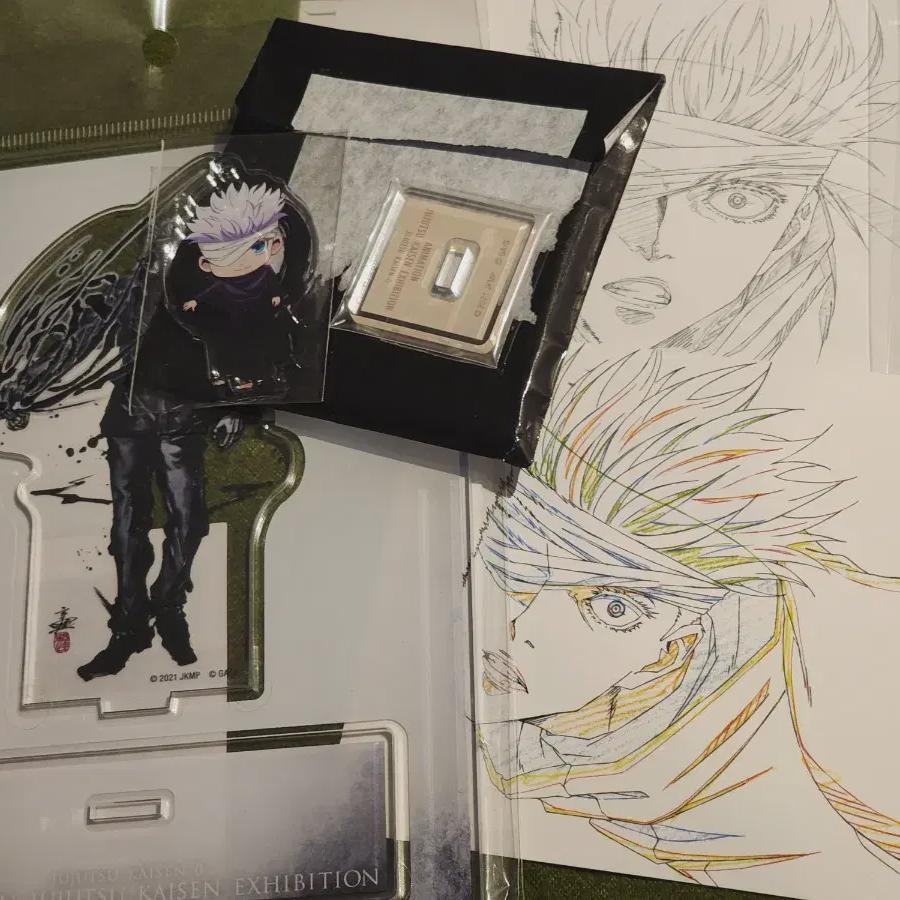 Jujutsu Rotation Exhibition Gojo Satoru Acrylic Postcard Batch