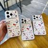 Очаровательный мультяшный чехол для телефона KT Cat для Apple 17, с дизайном в виде сердца, большим окном, подходит для моделей 16 Pro Max и 15/14