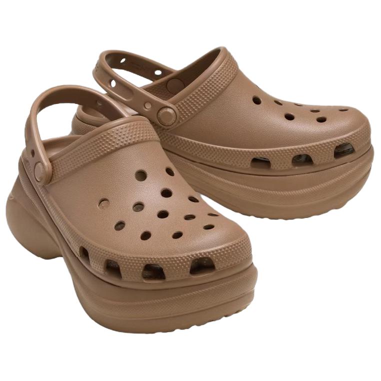 Crocs Bae Clog Легкие Модные Минималистичные Туфли с Отверстиями Женские Коричневые