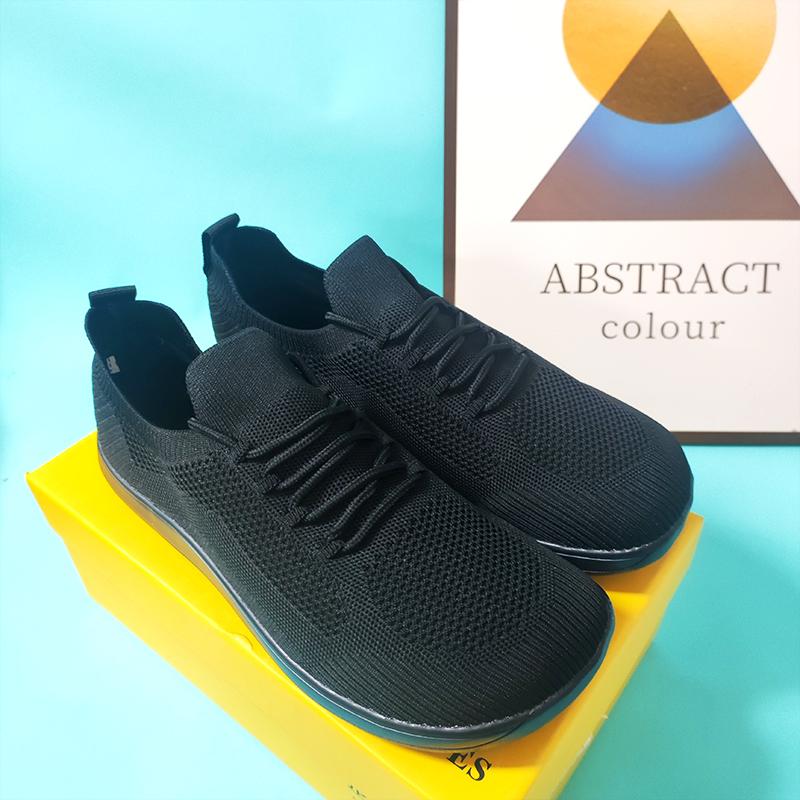 Low Cut Sports Shoes for Men Trendy Mesh Fabric with Lace Up Breathable Flat Shoes 2025 Breathable Outdoor White Jogging Shoes