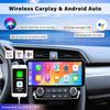 12,3-дюймовый сенсорный экран беспроводной Carplay для Ford Fiesta 2009-2014 GPS-навигация Bluetooth 4G