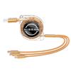 AQS3   Car Accessories 3-in-1 Fast Charger USB Type C Data Wire For Nissan Sylphy N7 Qashqai J11 Teana Note Navara Juke Patrol X-trail
