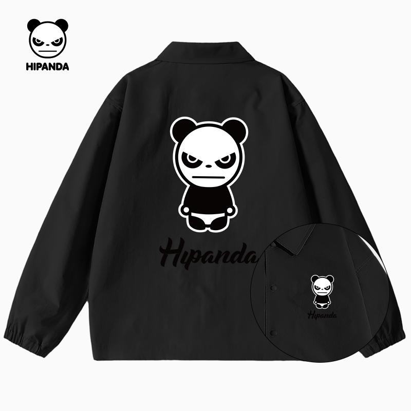 Hipanda Hello Panda Couple Lapel Light Jacket China-Chic Loose Coat Fashion