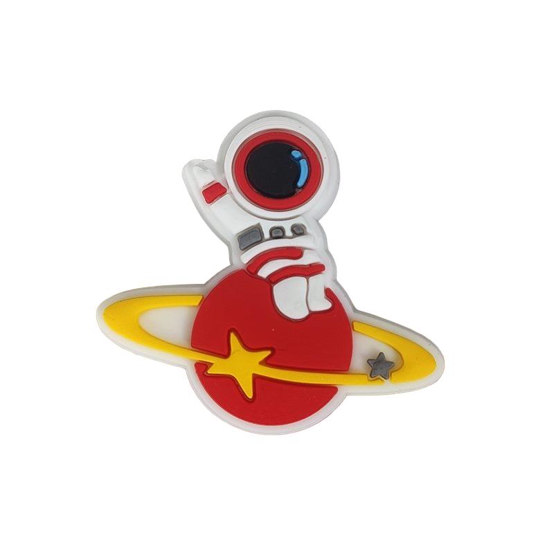 Crocs Emblem Cosmos Cosmonaut Patch Rubber Decoration Pin On Plan. 37-28 OS