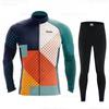 Summer Breathable Cycling SuitNew Raudax Breathable Long Sleeve Cycling Jersey Set Mountain Bike Autumn Bicycle Jerseys Clothes Maillot Ropa