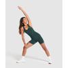 Gymshark Vital бесшовный короткий боди Woodland Green Marl B9a8y Ebtf