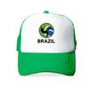 Men Women Football Brazil Team Snapback Cap 2018 Brazil Fan Soccer Sports Cap Yellow Green Brazil National Parrot Flag Hat YY456