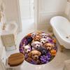 Cute Animals pattern round rug,Carpet Rug for Living Room Bedroom Playroom ,Non-slip Floor Mat,Holiday Gifts and Birthday Gifts.