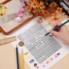 4 шт. 201 Нержавеющая сталь Металлические вырубные штампы Трафареты для DIY Скрапбукинга/Фотоальбома Декоративное тиснение DIY Бумажная открытка Смешанные формы Смешанные формы