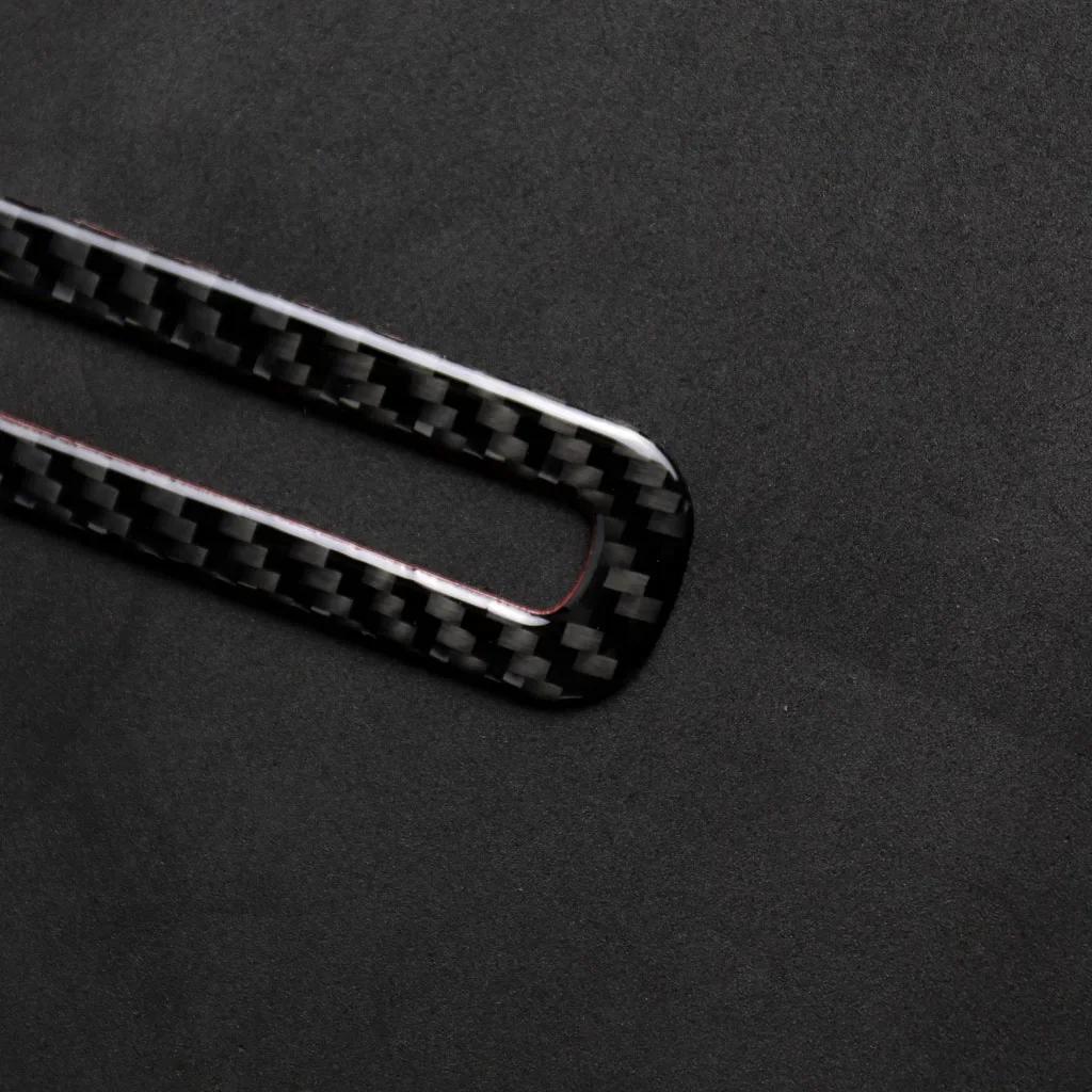 Для Ford Mustang 15-17 Углеродное волокно Накладка на молдинг воздуховыпускного отверстия кондиционера на двери автомобиля Наклейка Отделка Автостайлинг Автоаксессуары Наклейки