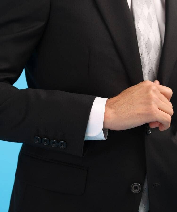 Takeo Kikuchi Solid Serge Suit for and Other Formal Dark Navy 02 93161009 Men's (3-Piece Suit) Weddings, Funerals, Occasions, (094) (M),