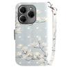 For TECNO Spark 20 Pro Case Pattern Printing Leather Wallet Cover with Strap