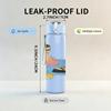 1PC Beach Woman Scene 750ml sports water bottle leakproof straw lid outdoor office home