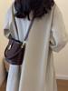 Женская сумка-ведро из кожи с матовой текстурой, повседневная и простая, высококачественная ручная сумка, большая вместимость, модная женская сумка через плечо, тоут