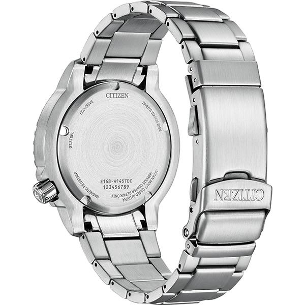 Citizen Мужская BN0165-55L ( Смотреть PROMASTER MARINE серии Eco-Drive Diver200m) Круглые часы, серебро