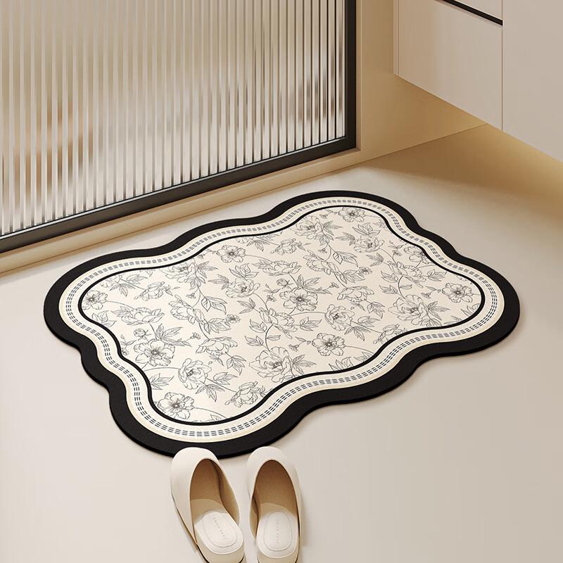 Shengwalunding Bathroom Non-Slip Mat, Elderly Bathing Anti-Fall Floor Mat, Shower Bathroom Doorway Thickened Foot Pad, Upgraded Version, 40*60cm
