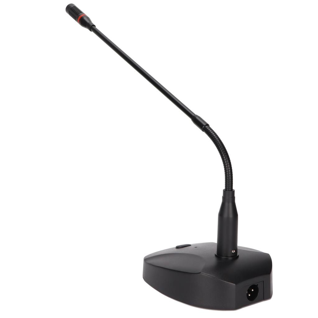 Gooseneck Microphone Desktop Microphone with XLR To 6.35mm Cable for Conference Webcast