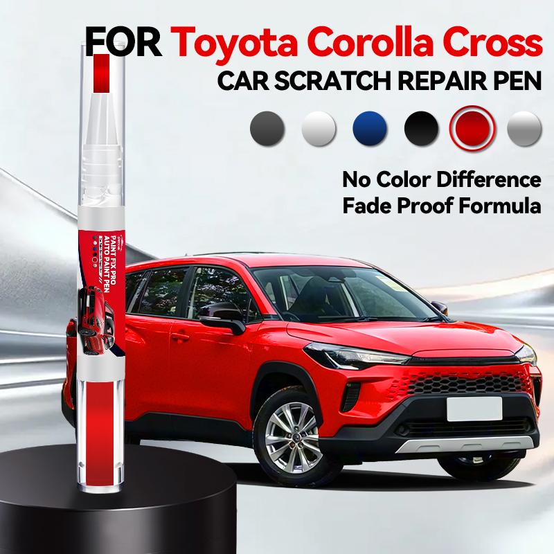 Целевой автомобиль Для Toyota Corolla Cross 2020-2025 E210 Ремонтная ручка для краски Подкрашивание Удаление царапин Сделай сам Автоаксессуары Черный Whi