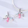 Charms 925 Silver Ballet Shoes Butterfly Cat Heart Pendant Jewelry Fit Original 925 Bracelet For Women DIY Party Gifts