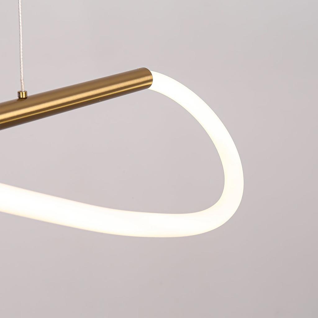 Lampa Wisząca Meleca Led Złoty Light Prestige Lp-2345/1P S Gd Cct