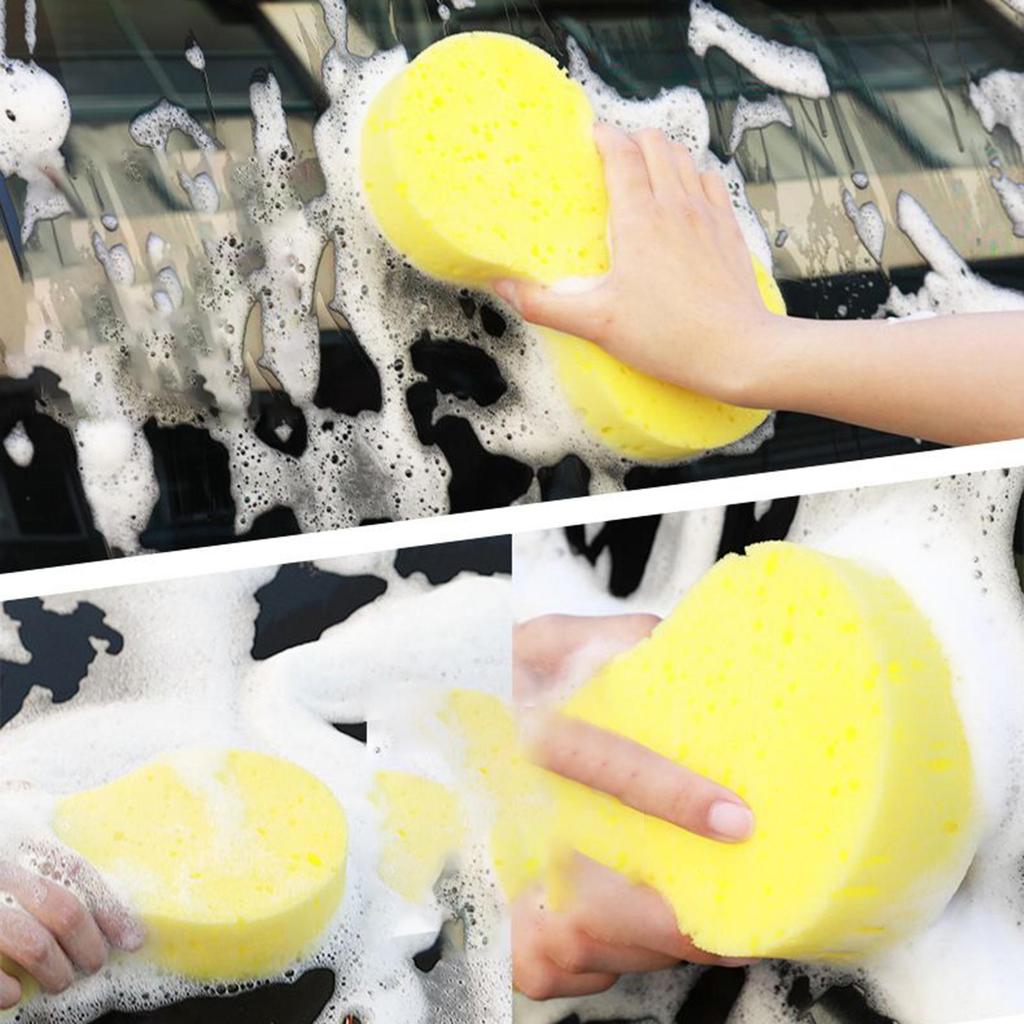 Car Wash Sponges Non Scratch Car Cleaning Sponge Applicator Pads Stain Remover Scratch-Free Cleaning Supplies For Home Tile