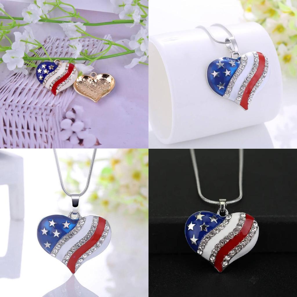 Модное ожерелье из сплава в форме сердца и звезды, синяя гендерно-нейтральная цепочка для ключицы