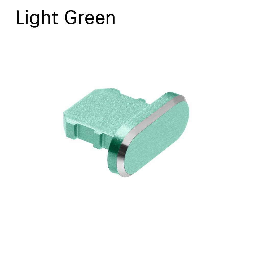 Phone Accessories Dustproof Cover Metal Stopper Charging Port Cap Charger Dock Anti Dust Plug