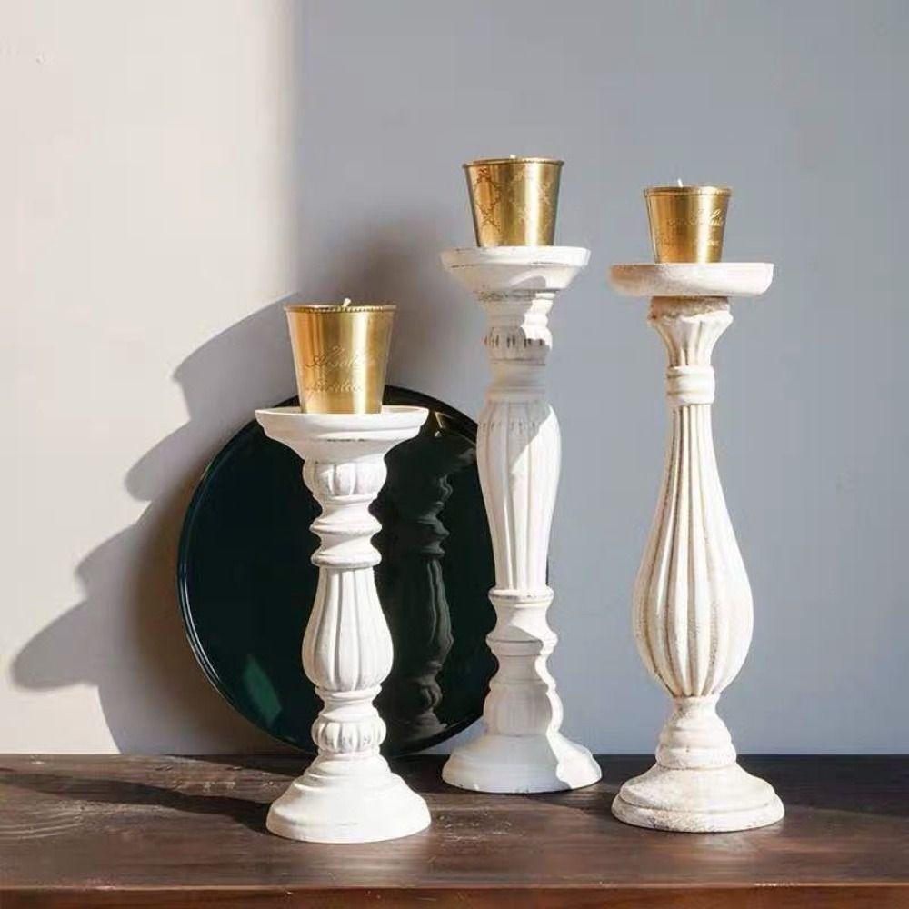 Home Stay Raw Materials Photography Props Candle Holder Tabletop Ornaments Candle Lamp Ornaments