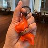 Щенок французского бульдога Ручная работа Брелок для ключей автомобиля Милый креативный подвеска бульдога Подарок для пары Премиум аксессуар для сумки