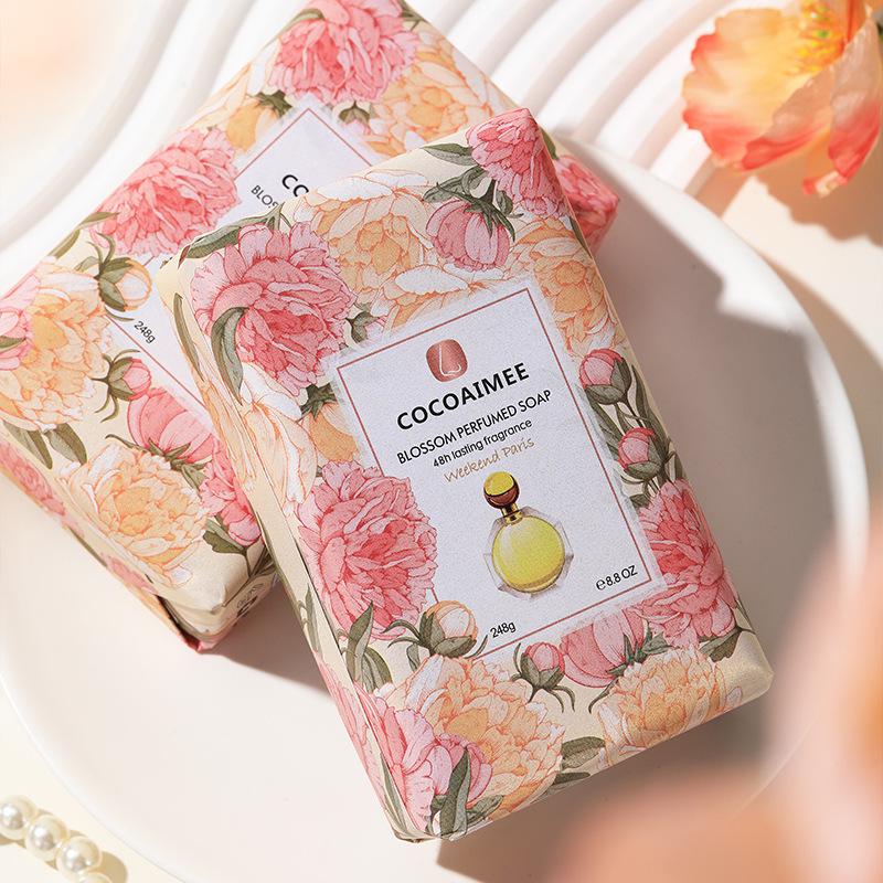 Цветочный мыльный парфюм COCOAIMEE: Стойкий, Чистый аромат, Идеальный спутник в душе и Свадебный подарок