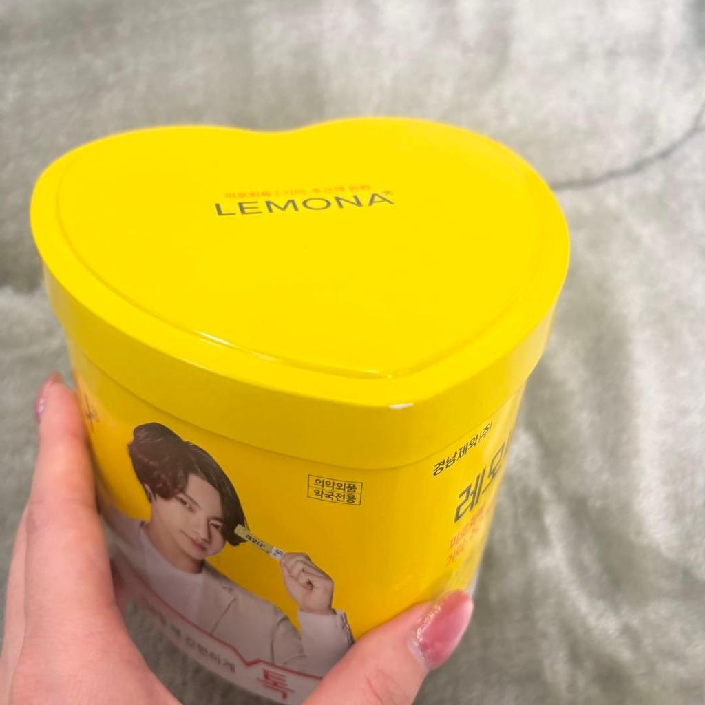 [Б/У] Контейнер в форме сердца BTS LEMONA (Jungkook)