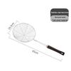 Bojia Stainless Steel Wire Colander: Large Noodle Strainer & Hot Pot Oil Filter for Kitchen Use