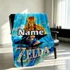 Custom Name Personalized Video games Print Blanket, Home Decor, Bedroom, Sofa, Camping, Couch, Gifts for Birthday Christmas