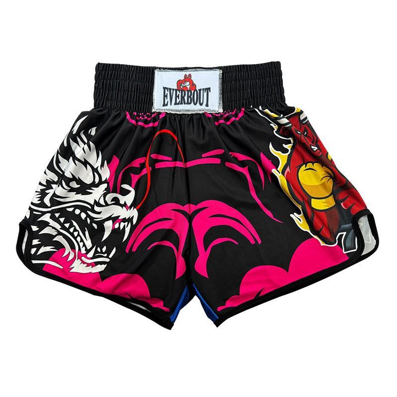 Martial Arts Training Shorts Boxing Muay Thai Sanda Kickboxing Unisex Gym Fighting Pants With Print