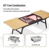Naturehike IGT Bamboo Sliding Folding Camping Table