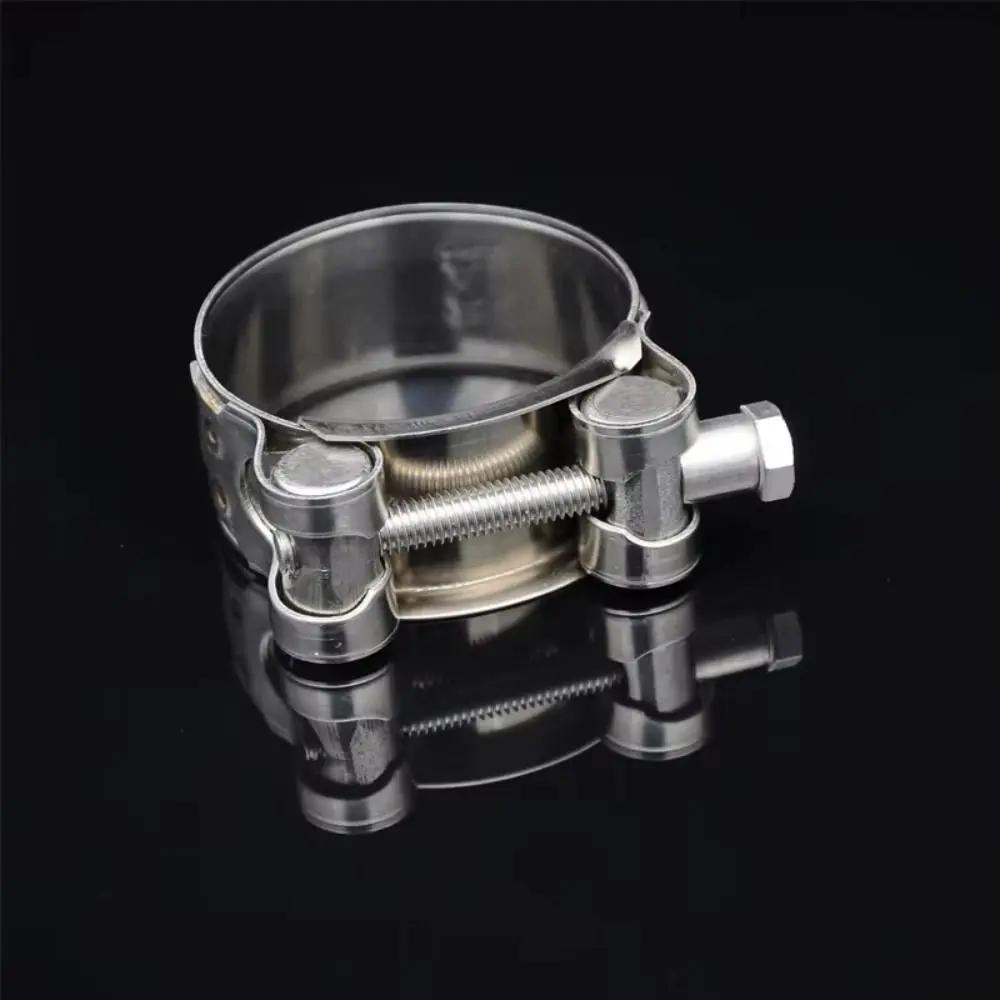 New 304 Stainless Steel Hose Clamps T Bolt Powerful Tube Clamps Exhaust Air Sealing