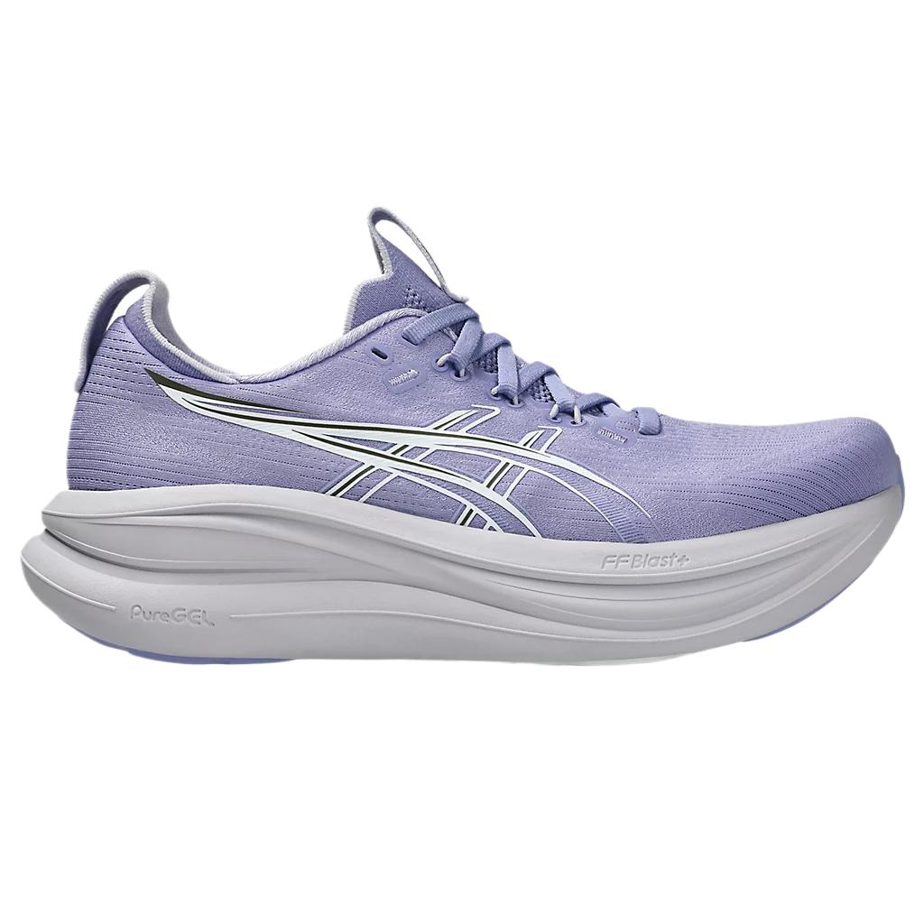 Asics Gel-Nimbus 28 Кроссовки женские с круглым носком, на шнуровке, амортизирующие, дышащие, низкие