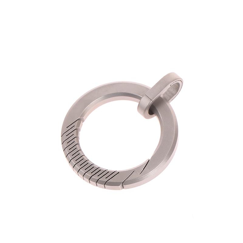 Брелок из титанового сплава для ключей, мужской брелок с многофункциональной пряжкой, индивидуальность