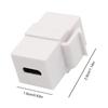 USB 3.1 Type C Keystone Jack Поддержка Зарядки Синхронизации Данных Вставка Keystone Plug and Play для Настенной Панели Панели Розеток