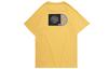 Li Ning BADFIVE T Shirts Men's Milk Candies Yellow Crew Neck Moderate Straight Fit AHSQ307-3
