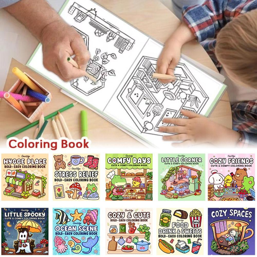 Educational Graffiti Painting Book Spooky Cutie Montessori Drawing Toys Doodles Book Gift