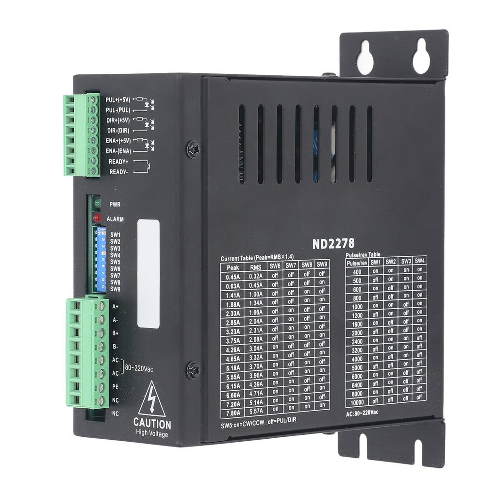 Драйвер шагового двигателя Micro Nema34 ND2278 для гравировального станка 80?220 В переменного тока