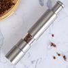 1pc-Stainless Steel Manual Pepper Grinder Set - 1 Pack Mini Handheld Salt & Pepper Mill, Easy Press and Operate,